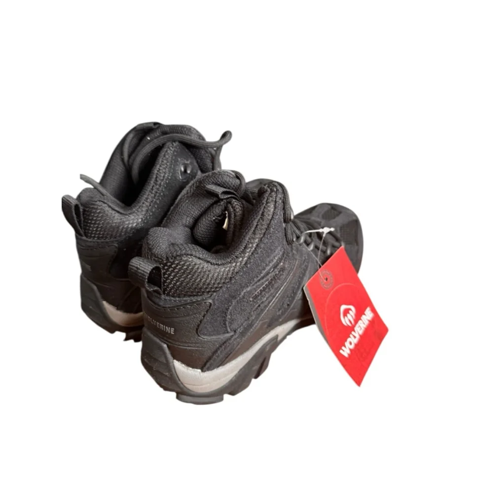 Women's Wolverine Wilderness Mid Hiker Boots US 6 Black Grey New waterproof - Picture 4 of 7